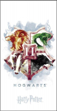 Osuška Harry Potter Hogwarts blue