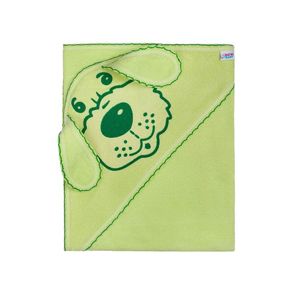 Dojčenská osuška psík zelená