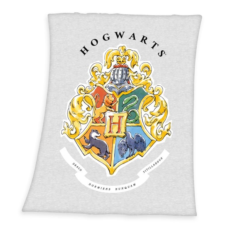 Fleece deka Harry Potter grey