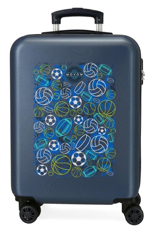 ABS Cestovný kufor Movom Balls 55 cm