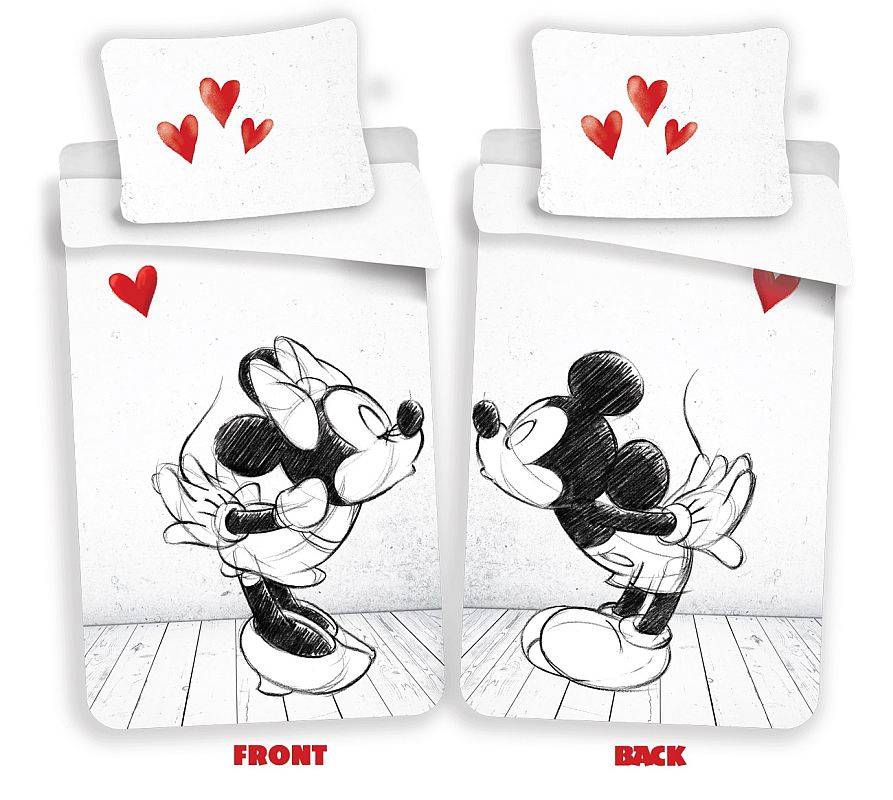 Obliečky Mickey a Minnie láska 2