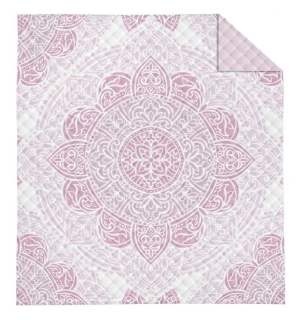 Prehoz na posteľ Mandala rosé 170/210