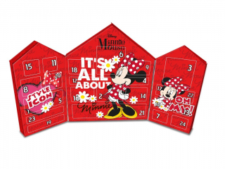 Adventný kalendár Minnie red