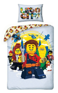 Obliečky Lego City grey