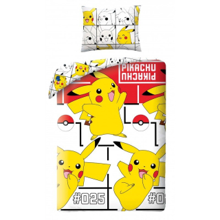 Obliečky Pokémon Pikachu Happy