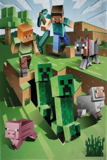 Fleece deka Minecraft Farma