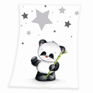 Plyšová deka Panda