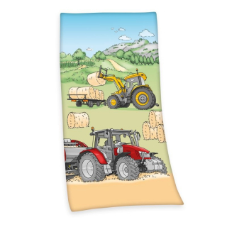 Osuška Traktor cartoon