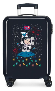 ABS Cestovný kufor Mickey On the Moon 55 cm