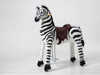 Jazdiace kôň Zebra Dixi XL PROFI 9-99 rokov max. váha jazdca 100 kg