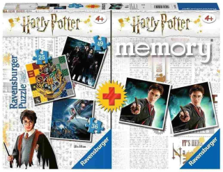 Puzzle Harry Potter 4v1 25,36,49 dielikov + pexeso