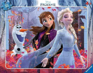 Puzzle Ľadové kráľovstvo 2 kúzlo prírody 35 dielikov