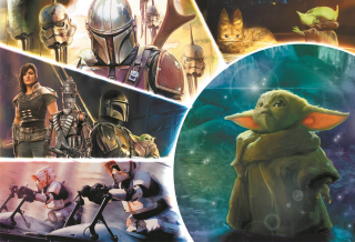 Puzzle The Mandalorian Baby Yoda 100 dielikov