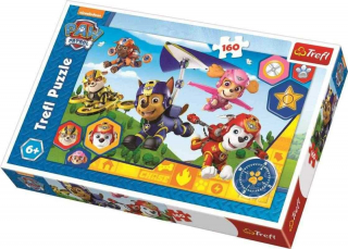 Puzzle Veselá Patrola Vždy pripravený pomôcť 160 dielikov