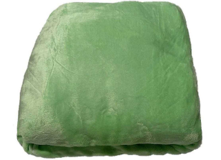 Mikroplyšová plachta pastelovo zelená 180/200