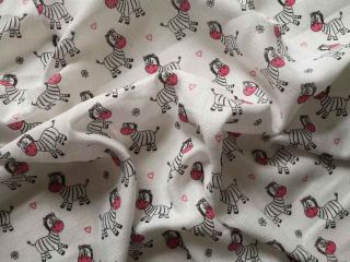 Látková plena Zebra