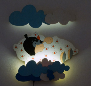 LED Lampička DoDo Krtko v perinke s diaľkovým ovládaním